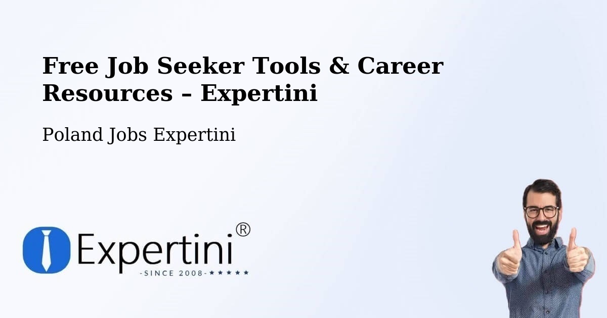 Free Job Seeker Tools & Career Resources – Ruciane Nida - Ruciane Nida, Poland Jobs Expertini