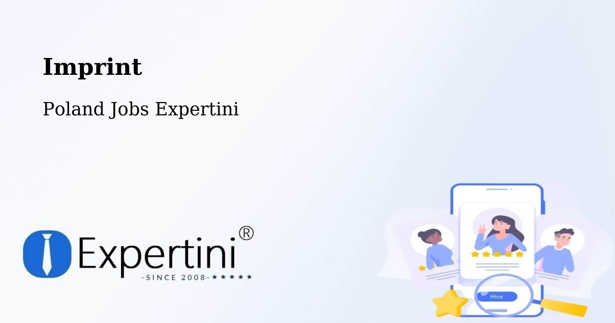 Imprint – Ruciane Nida - Poland Jobs Expertini